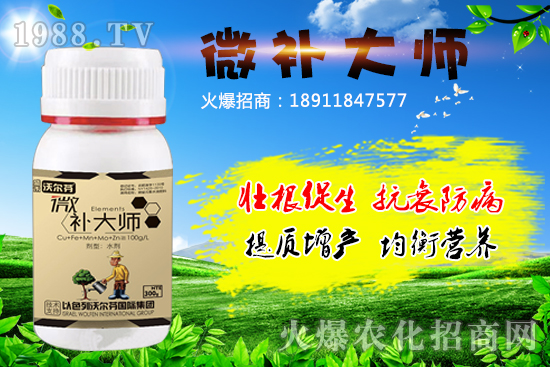 作物缺素危害大,怎么有效補(bǔ)充微量元素?“微補(bǔ)大師”多元素一起補(bǔ)!