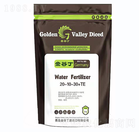 �ߵ�����ʹ���Ԫ��ˮ�ܷ�20-10-30+TE-��ȶ�
