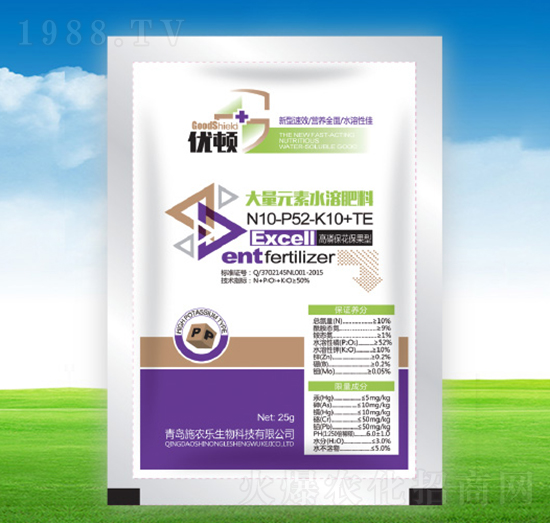 25g���ױ��������ʹ���Ԫ��ˮ�ܷ�10-52-10+TE-��(y��u)�D-�μѸ�