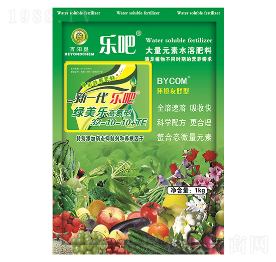 1kg�ߵ��ʹ���Ԫ��ˮ�ܷ�32-10-10+TE-��(l��)�ɾG����(l��)-���(y��ng)��