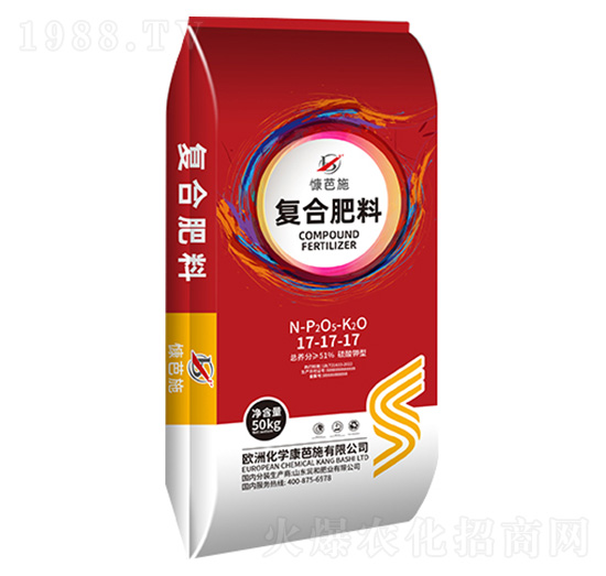 硫酸鉀型復(fù)合肥料17-17-17-慷芭施