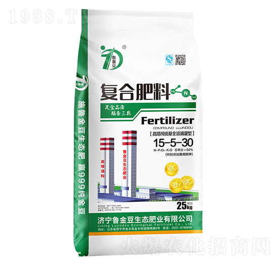 復(fù)合肥料15-5-30-魯金豆生態(tài)肥