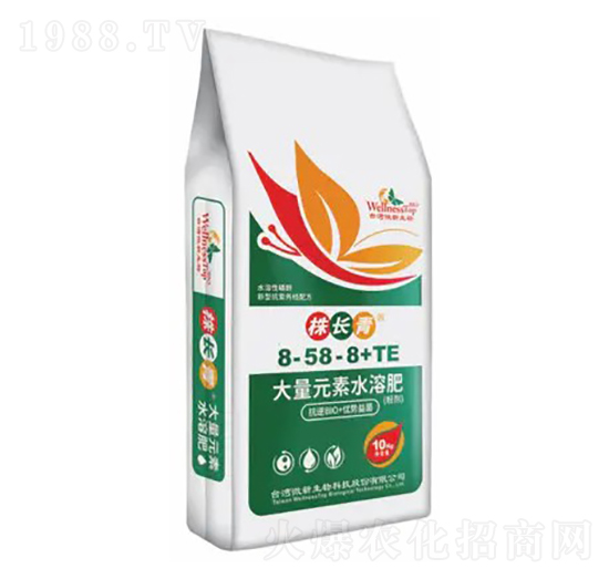 大量元素水溶肥8-58-8+TE-株長(zhǎng)青-微新生物