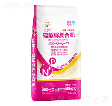 硫酸脲復合肥料28-0-6+TE-一畝糧-一畝田肥業(yè)