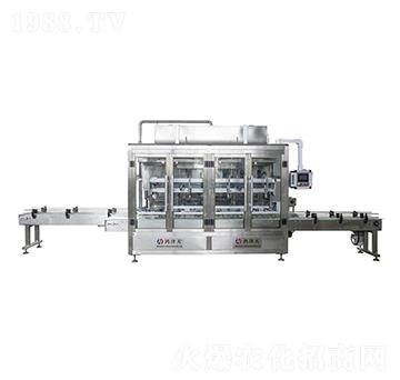 6頭三排側(cè)推式高精度稱重灌裝機-鴻澤天