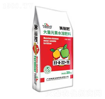微生物水溶性肥料22-8-22+TE-美麗肥-微新生物